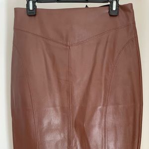 Brand new, unworn, Express faux leather tapered pencil skirt size 6